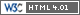 Valid HTML 4.01 Transitional